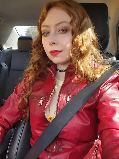 Redhead Goth Teen
