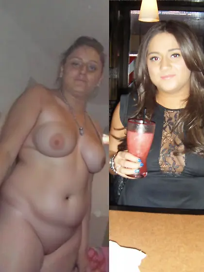 with and without clothes Ashly