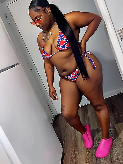 Random niggers in confederate bikinis pt. 1