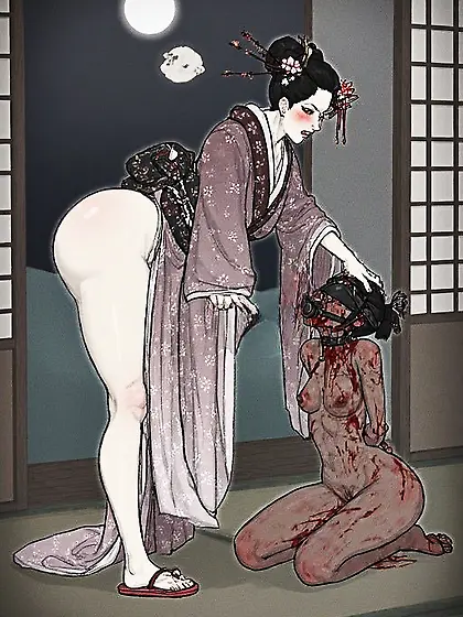 Thicc Ass Geisha and Her Dying Nigger Slave