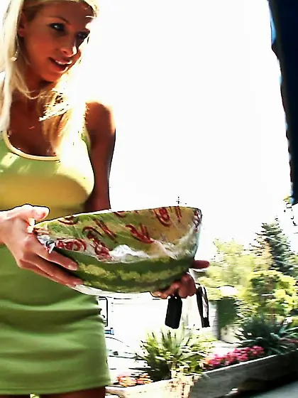 Sexy Peaches and her bestial partner stuff dildo and strapon int