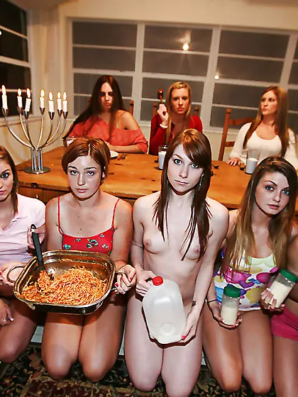 Lesbian orgy party
