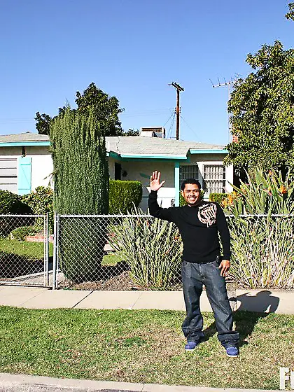 Dirty blonde Jaelyn Fox chokes with the Latin dick then gets har