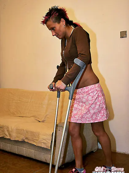 Fart releases hammer cock