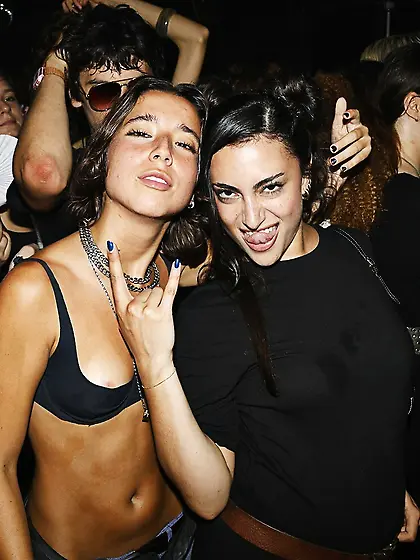 Nip slip UK nightclub party