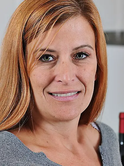 Sexy red hair lingerie