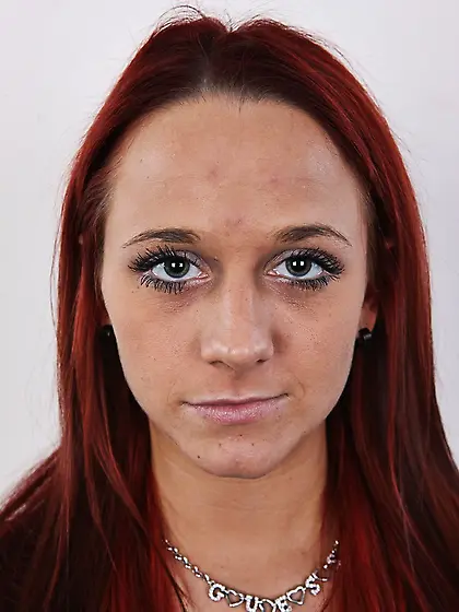 Tanned red hair beauty