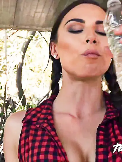 Super tits facial punished