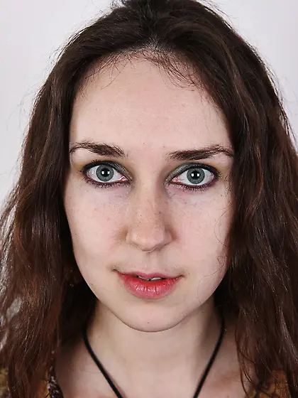 Seductive temptress horny eyes