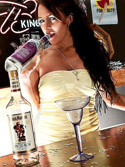 Luscious babe hot yellow