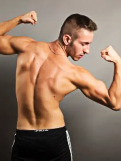 Brunette Young Man Ralphryder Striptease.