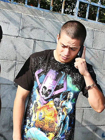 Dark haired mommy invite