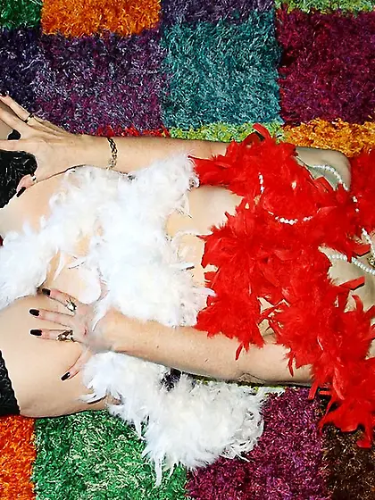 White granny nice tits