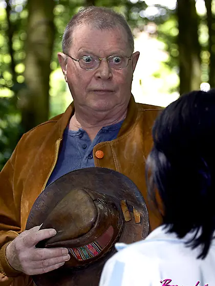 Watching horny pervert fondling