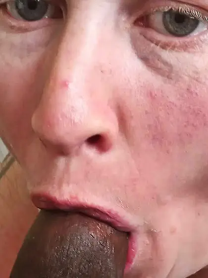 Chubby redhead fucks BBC