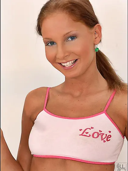 Sexy lesbian teen Lauryn May enjoys her friend tongue inserting