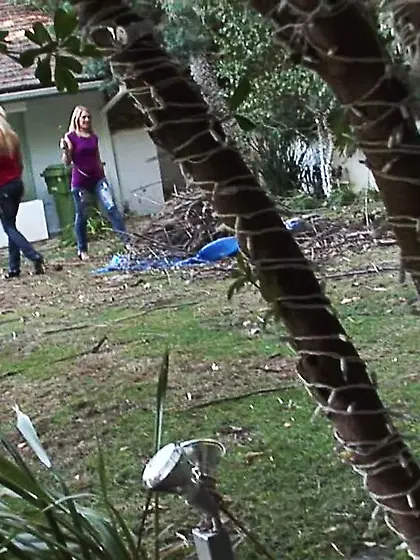 Horny blonde sluts smoking