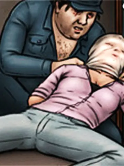 Rough teen bondage art