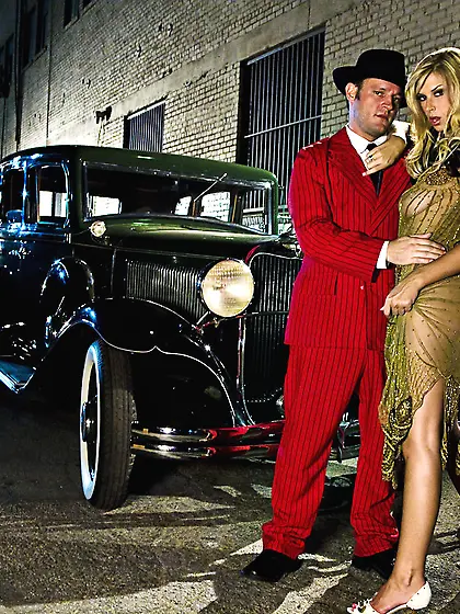 Cute blond babe,  Brooke Banner gets naked and gets her pussy fuc