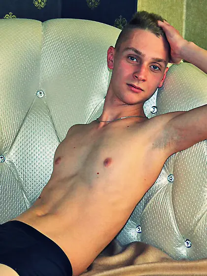 White young man SlimNewBoy