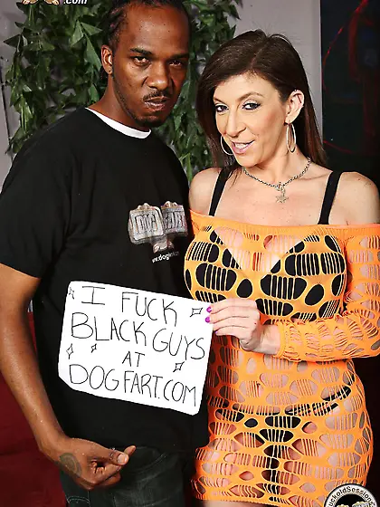 Lewd bosomy girl Sara Jay is fucking black stick at her obedient