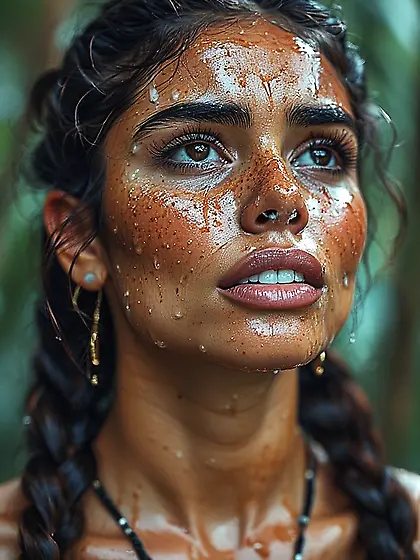 Brown Island Tit Clowns