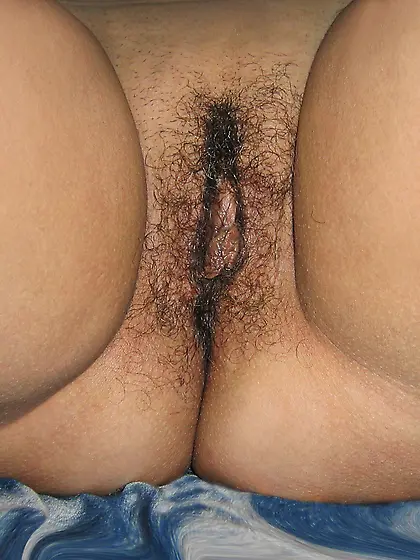 Sam's pussy wide open,  ready to be fucked