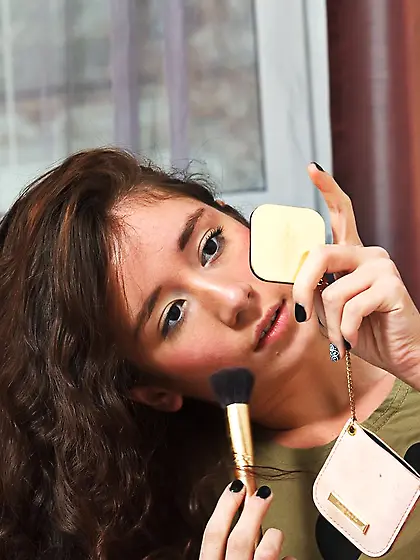 Big areolas tight shaved pussy