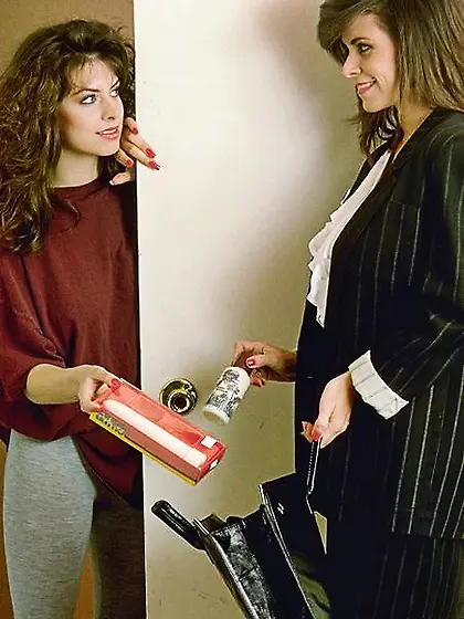 Cute beautiful minx brown