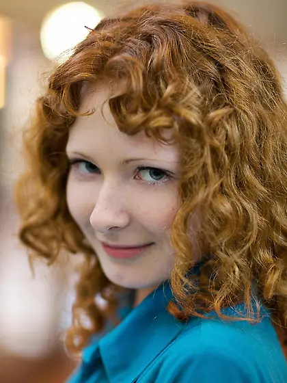 This redhead teen Rochelle A has everything natural and even the