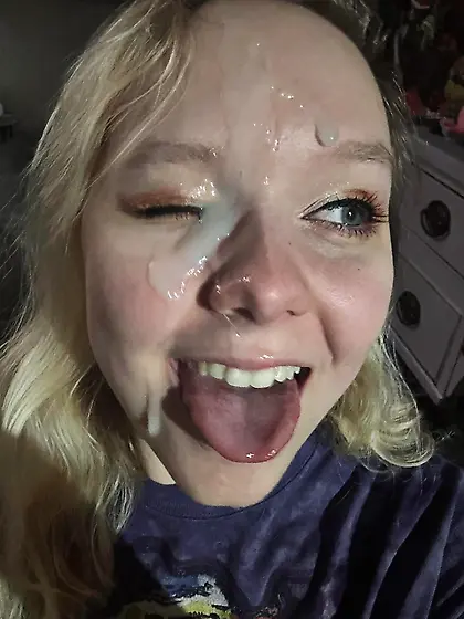 Teen gf facial