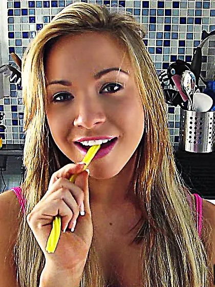 Slender chick Katerina Kay is fucking rock hard member and getti