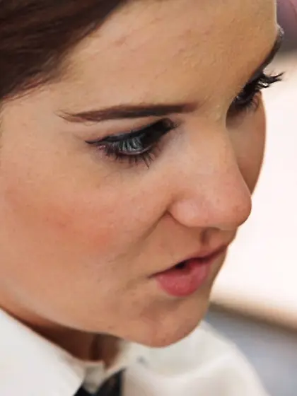 Curly sexy teacher fucks student