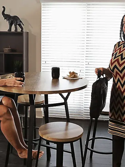 Blonde horny sister caught