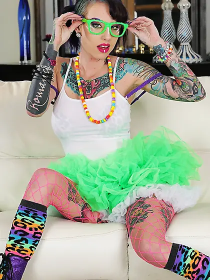 Cute emo babe glasses