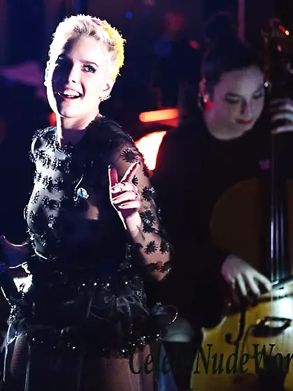 Halsey Nip Slip At Delta Airlines Official Grammy Event In LA