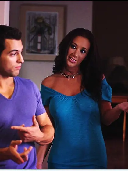 Blowjob big tits table