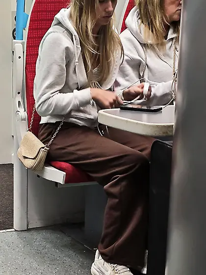 British teen on train