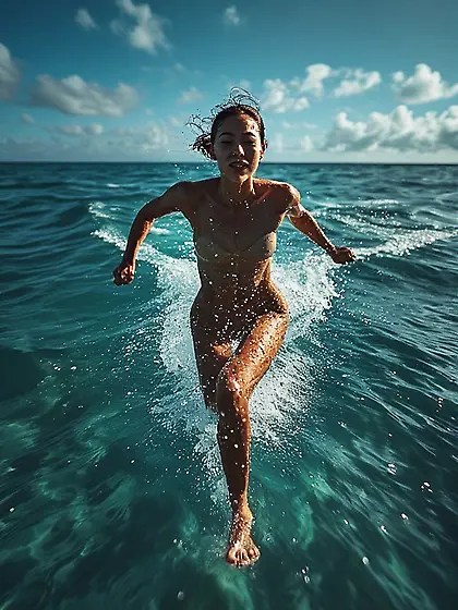 Nude Women's Triathlon & Marathon