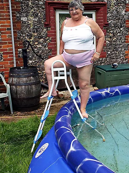 Gorgeous granny big body