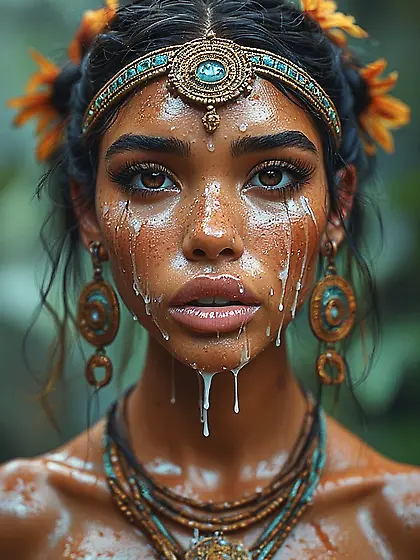 Brown Island Tit Clowns