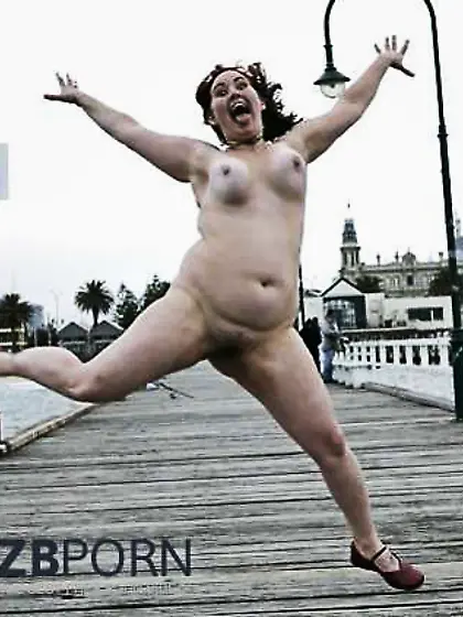 Chubby Augustina On The Pier