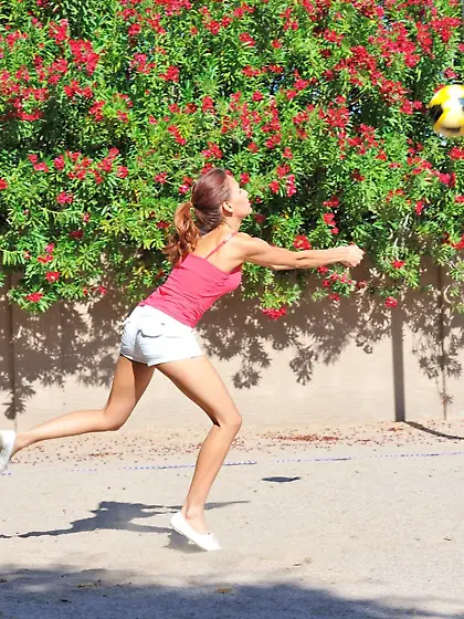 Teen Valerie Rios dress and heels