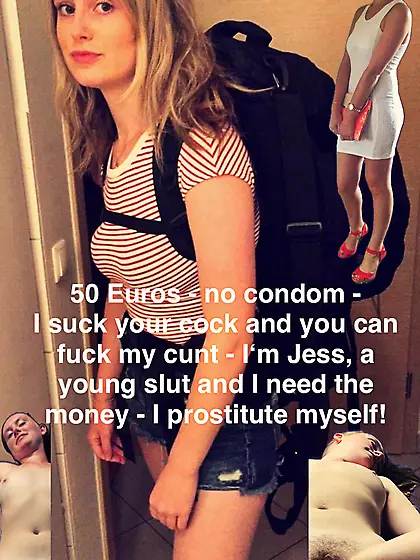 I prostitute myself! I‘m a dirty bareback slut!