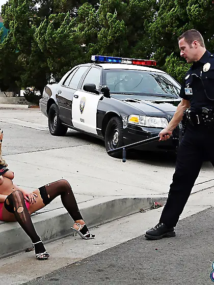 Bree Olson getting busted