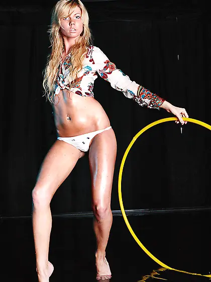 Sarah C removes her sexy tight thongs off and shows us her amazi