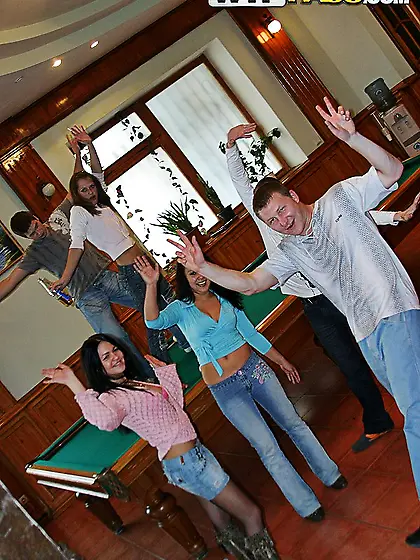 College students engage in drunk sex on a billiard table