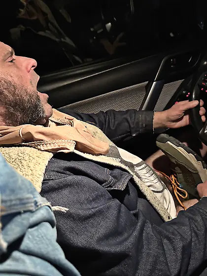 Daddy loves socks on his cock while he smells unde