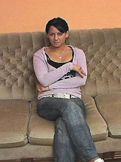 Alluring raven haired bitch is ready for a nasty casting,  she bl