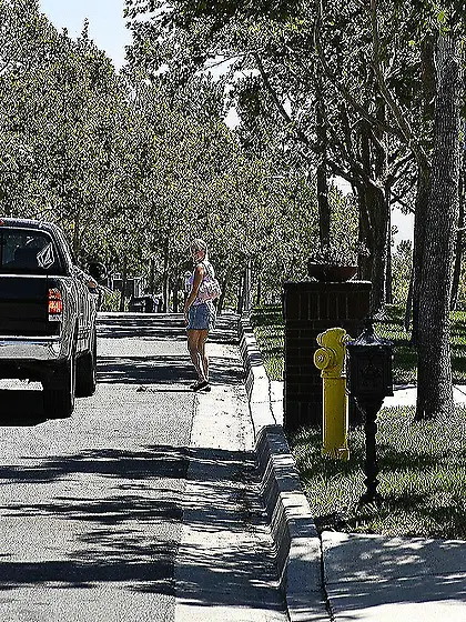 Erin Moore and her boyfriend satisfy their desires on a table an